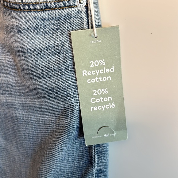 H&M Denim Mom Jeans Button Fly NWT SZ 4 - Picture 11 of 13